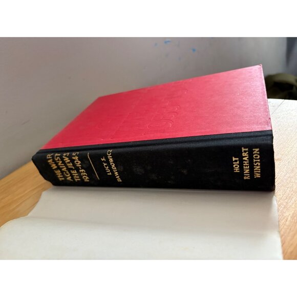 The War Against The Jews 1933-1945 By Lucy S. Dawidowicz Hardcover Book 1975 - Picture 8 of 16